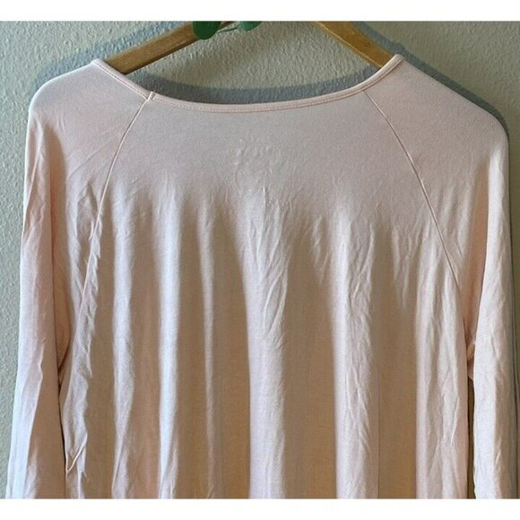 COPY - Torrid Super Soft Knits Top Size 2X Pink Lace Scoop Neckline 3/4 Sleeve … - Picture 8 of 9